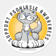 Paws for Psoriasis Stickers