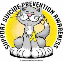 Paws for Suicide Prevention Cat photo sculptures