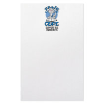 Paws for the Cure ALS Cat Personalized Stationery