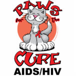 Paws for the Cure Cat AIDS Cut Out