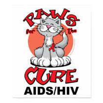 Paws for the Cure Cat AIDS posters