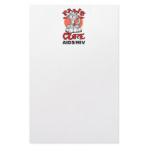 Paws for the Cure Cat AIDS stationery