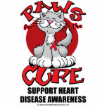 Paws for the Cure Cat Heart Disease Cut Outs