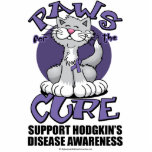Paws for the Cure Cat Hodgkin's Disease Photo Cut Out