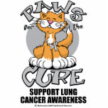 Paws for the Cure Cat Lung Cancer Photo Cut Outs