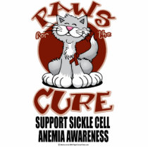 Paws for the Cure Cat SCA Acrylic Cut Out