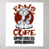 Paws for the Cure Cat SCA Posters