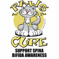 Paws for the Cure Cat Spina Bifida photo sculptures