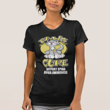 Paws for the Cure Cat Spina Bifida T Shirts