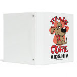Paws for the Cure Dog AIDS Vinyl Binder