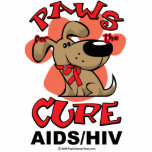 Paws for the Cure Dog AIDS Acrylic Cut Out