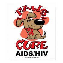 Paws for the Cure Dog AIDS posters