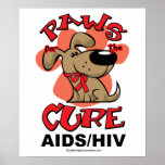 Paws for the Cure Dog AIDS posters