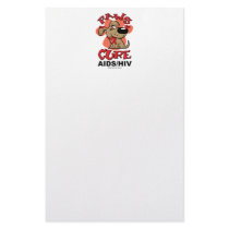Paws for the Cure Dog AIDS stationery