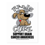 Paws for the Cure Dog Brain Cancer Postcards