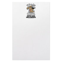 Paws for the Cure Dog Brain Cancer stationery by fightcancertees Paws for the Cure Dog Brain Cancer stationery