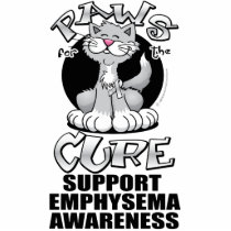 Paws for the Cure Emphysema Acrylic Cut Out