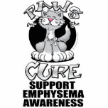 Paws for the Cure Emphysema Acrylic Cut Out