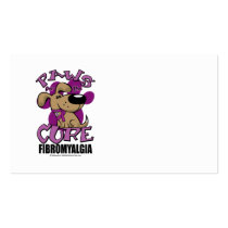Paws for the Cure Fibromyalgia business cards