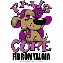 Paws for the Cure Fibromyalgia Photo Cut Outs