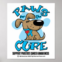 Paws for the Cure Prostate Cancer Poster
