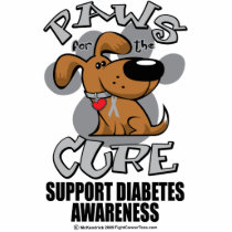 Paws for the Diabetes Dog photo sculptures by fightcancertees Paws for the Diabetes Dog photo sculptures