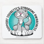 Paws for Tourette's Syndrome Cat Mousepads