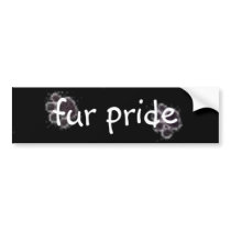 paws, fur pride bumper stickers