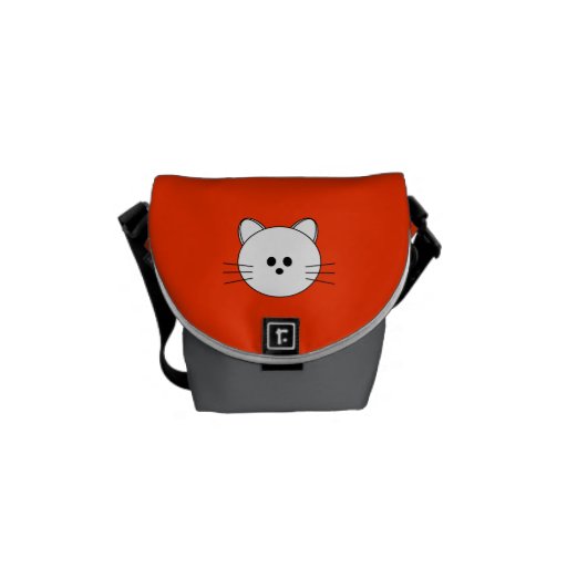 Paws Here Mini Messenger Bag "Kitty" Zazzle