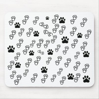 Paws Mousepad by countrybelle2004