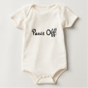 Paws Off! Baby Clothes t-shirts
