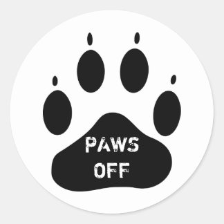 reserved paws off cushion