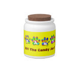 Paws Off The Candy Jar in Rainbow Colors at Zazzle