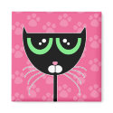 PAWS Pink - Magnet by gabycat PAWS Pink - Magnet
