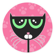 PAWS Pink - Sticker by gabycat PAWS Pink - Sticker