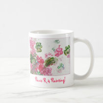 Paws R 4 Painting! (White Mug) by lianxinart Paws R 4 Painting! (White Mug)