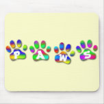 Paws Rainbow Color Pawprints