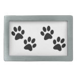 Paws Rectangular Belt Buckles