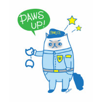 Paws up! Goma Is Pawsome Pawlice Tee t-shirts