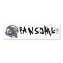 pawsome bumper sticker bumper stickers