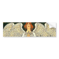 Pax Angel Bumper Sticker bumper stickers by Jaenne Pax Angel Bumper Sticker bumper stickers
