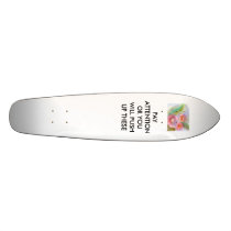 PAY ATTENTION OR  YOU WILL PUSH UP THESE. SKATEBOARD DECK