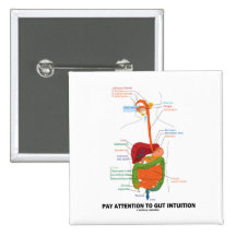 Pay Attention To Gut Intuition (Digestive System) Pin