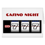 Payline 777, Casino Night Party Card