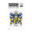Payne Family Crest postage by coatsofarms Payne Family Crest postage