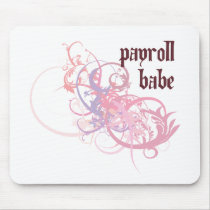 Payroll Babe Mouse Mats