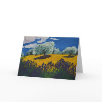 Paysage Provençale Greeting Card