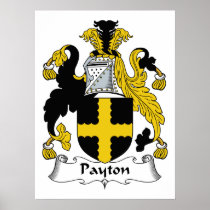 Payton Family Crest Print