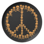 Paz adaptable de Skully Plato De Cena