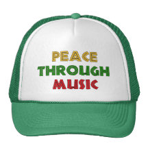 Paz con música gorra